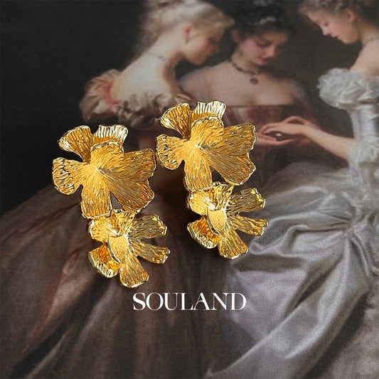 Golden Petal Cascade