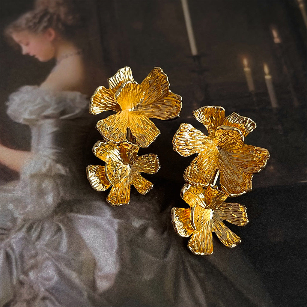 Golden Petal Cascade